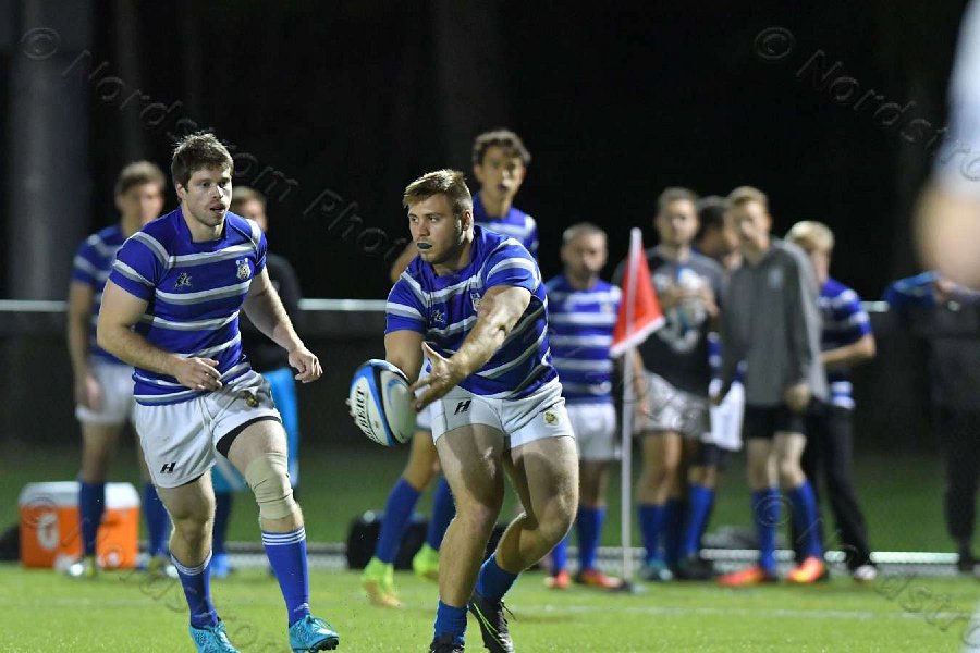 Wheaton Men\'s Rugby vs Mass Maritime.  Photo by Keith Nordstrom
